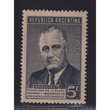 ARGENTINA 1946 GJ 927d ESTAMPILLA CON VARIEDAD NUEVA MINT U$ 15